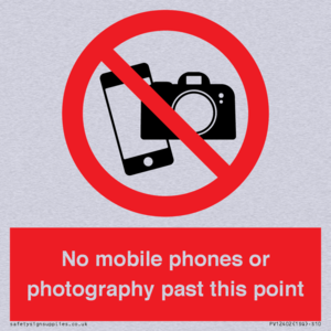 No mobile phones or photography past this point